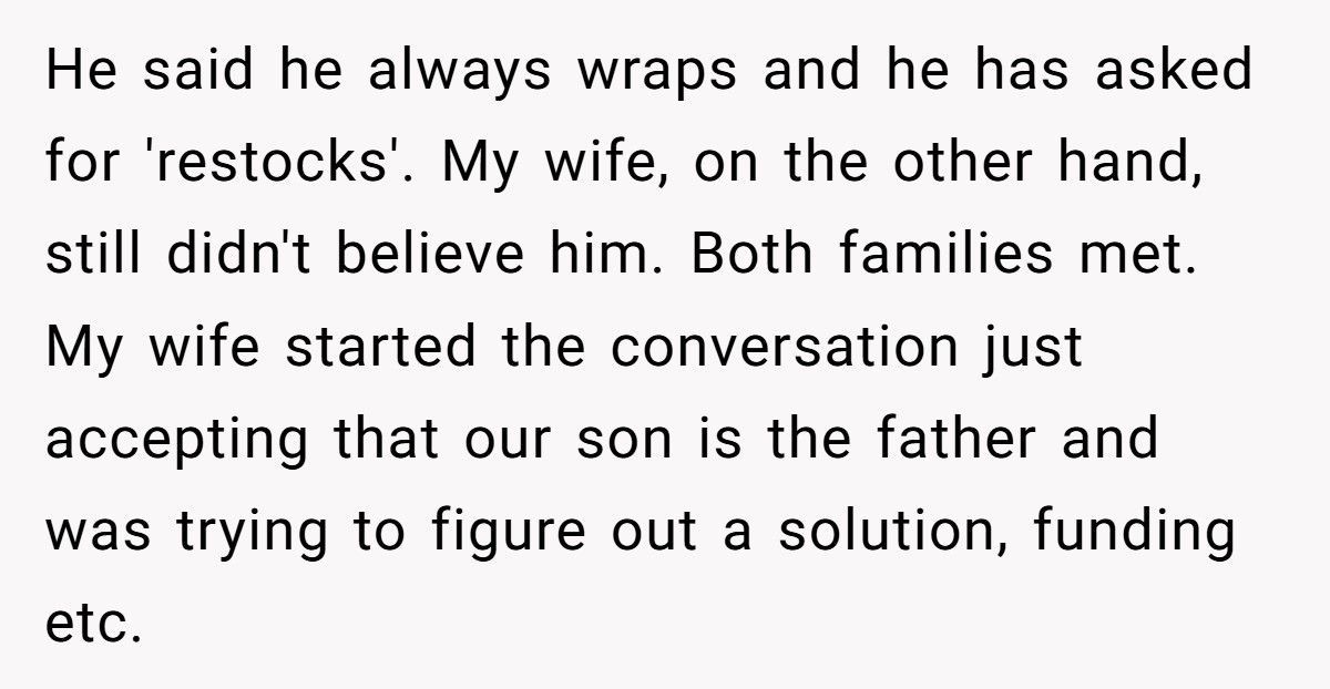 Parents Clash After Son’s Ex Claims She’s Pregnant—Dad Wants Proof, Mom Demands Responsibility