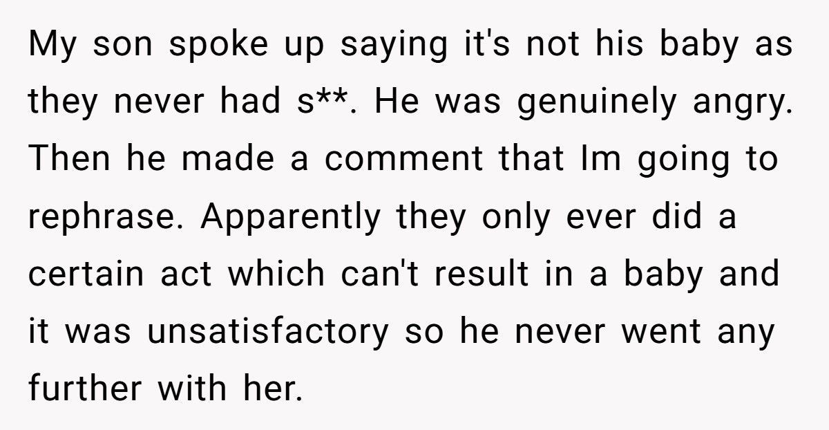 Parents Clash After Son’s Ex Claims She’s Pregnant—Dad Wants Proof, Mom Demands Responsibility