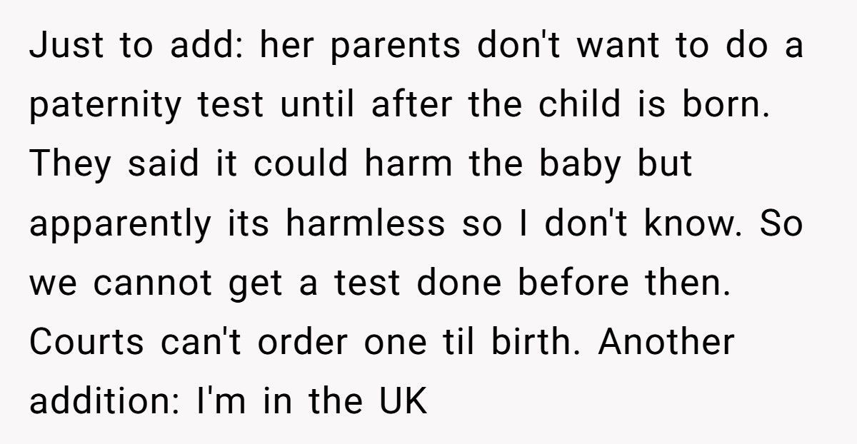 Parents Clash After Son’s Ex Claims She’s Pregnant—Dad Wants Proof, Mom Demands Responsibility