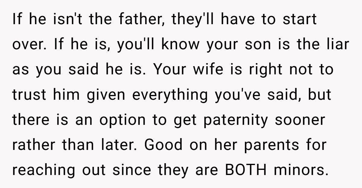Parents Clash After Son’s Ex Claims She’s Pregnant—Dad Wants Proof, Mom Demands Responsibility