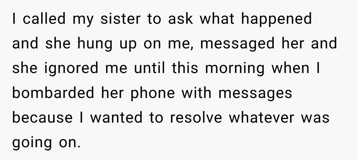 Woman Tells Sister Brother-In-Law Is A Stranger And Demands Him Never Speak To Her