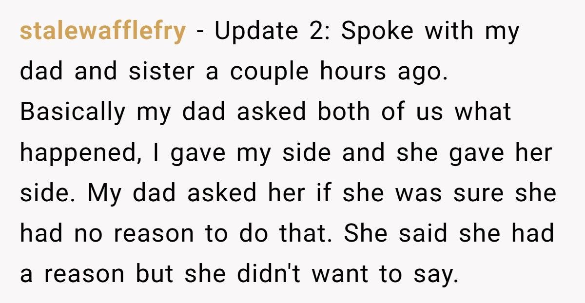 Woman Tells Sister Brother-In-Law Is A Stranger And Demands Him Never Speak To Her