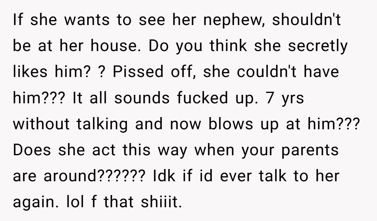 Woman Tells Sister Brother-In-Law Is A Stranger And Demands Him Never Speak To Her