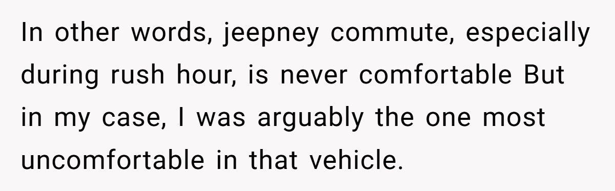 Large Stranger Demands More Space On Crowded Jeepney, Cries When He Says They Don’t Fit