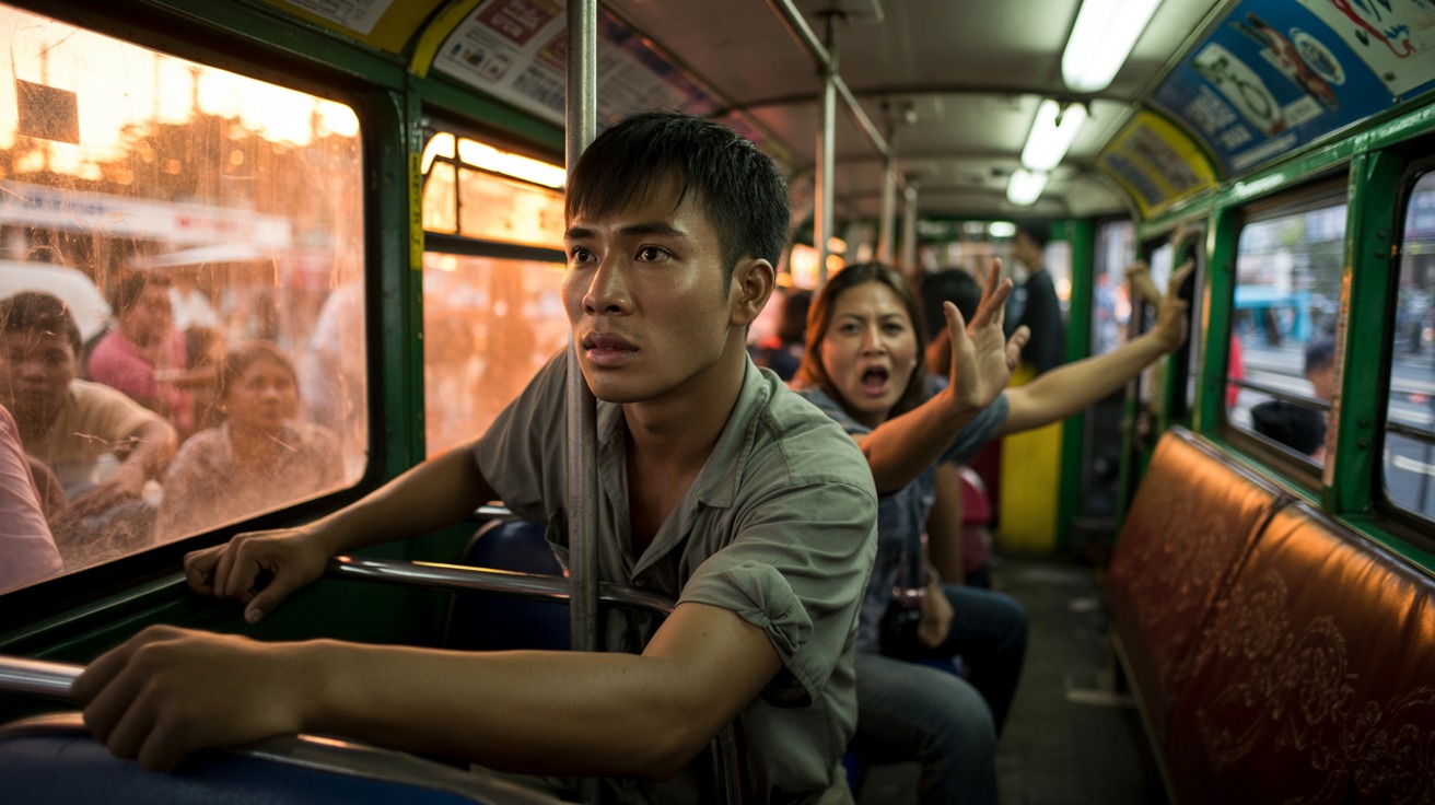 Large Stranger Demands More Space On Crowded Jeepney, Cries When He Says They Don’t Fit