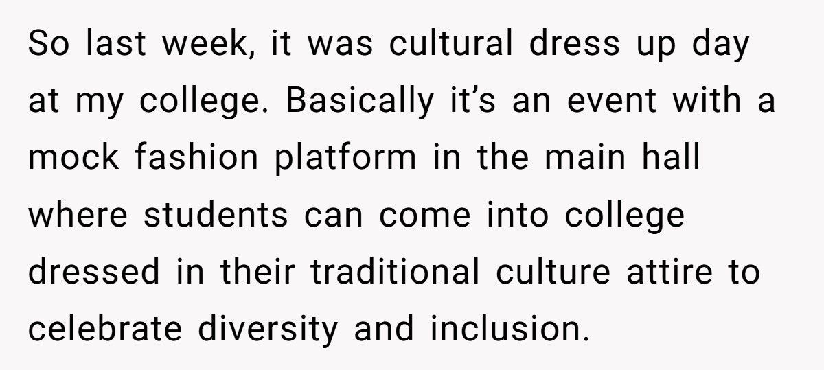 Chinese Student Wears Sari For Culture Day, White Woman Cries “Appropriation”