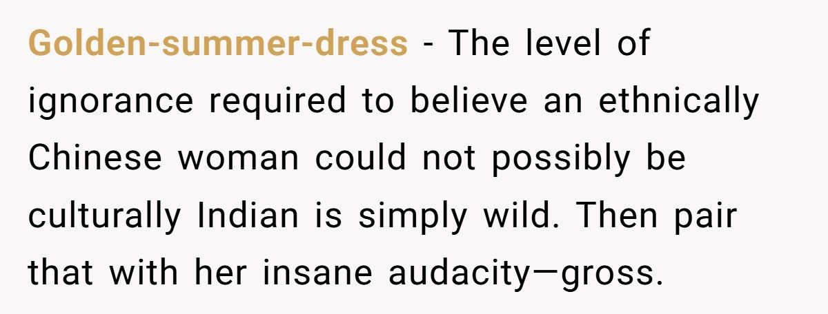 Chinese Student Wears Sari For Culture Day, White Woman Cries “Appropriation”