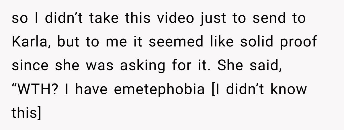 Bride Sends Friend Vomit Video After She Demands “Proof” Fiancé Is Sick