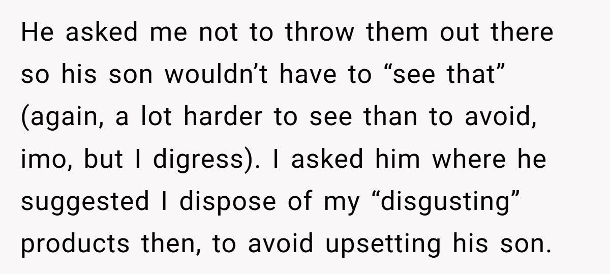 Girl Called ‘Gross’ For Disposing Of Tampon In Bathroom Trash Can, Dad Demands She ‘Hold It In’ Until Dinner
