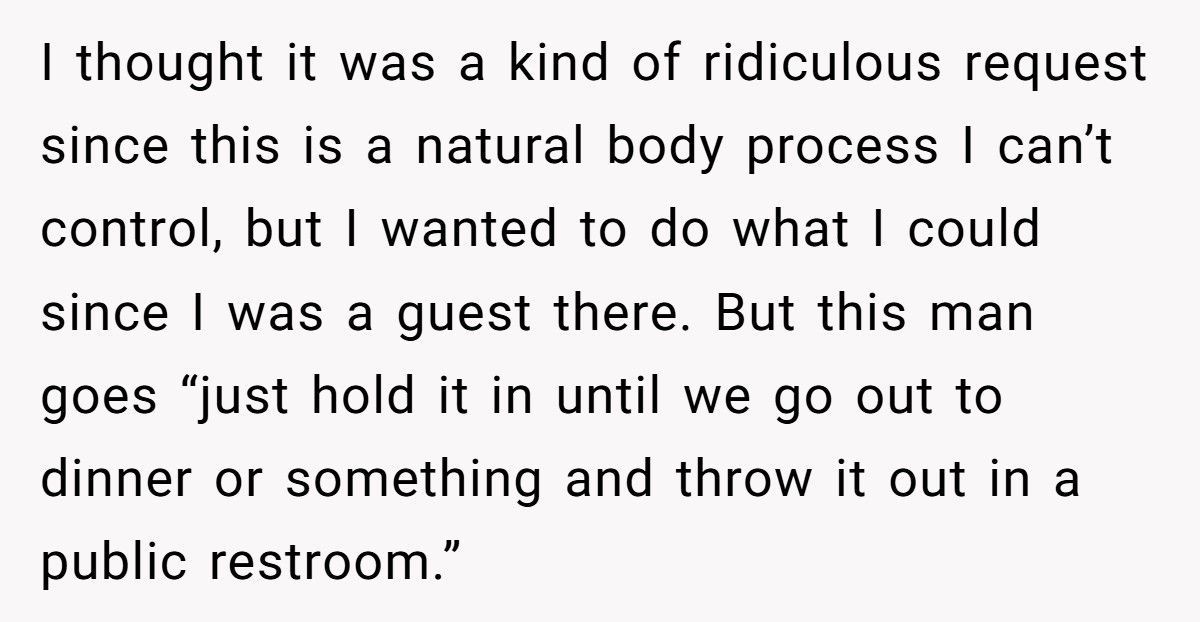 Girl Called ‘Gross’ For Disposing Of Tampon In Bathroom Trash Can, Dad Demands She ‘Hold It In’ Until Dinner