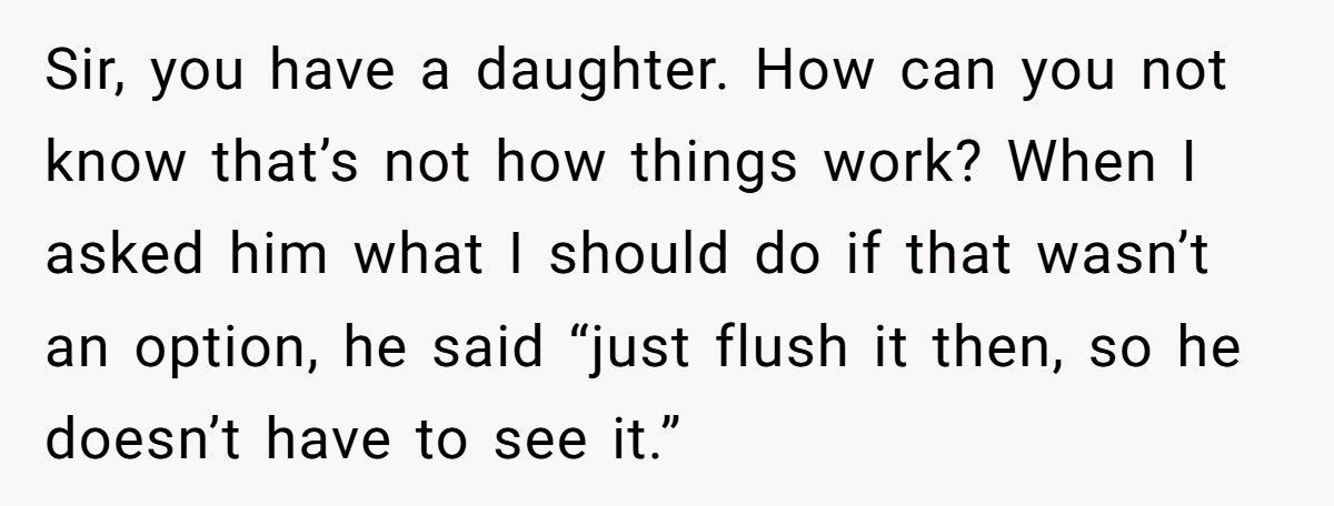 Girl Called ‘Gross’ For Disposing Of Tampon In Bathroom Trash Can, Dad Demands She ‘Hold It In’ Until Dinner