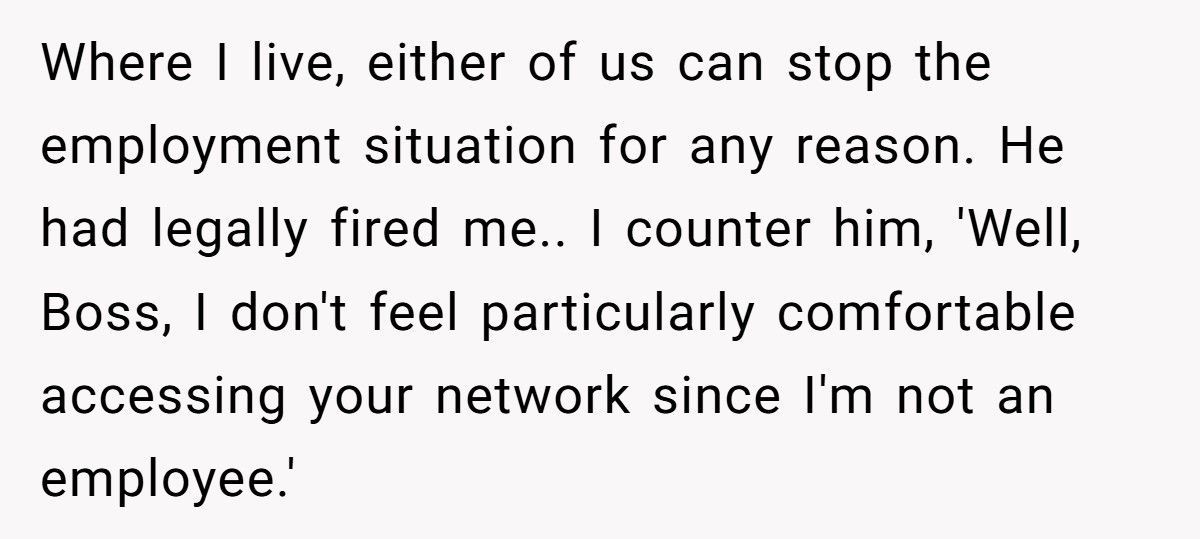 Boss Fires “Lazy” Employee, Then Begs Him To Save The Company
