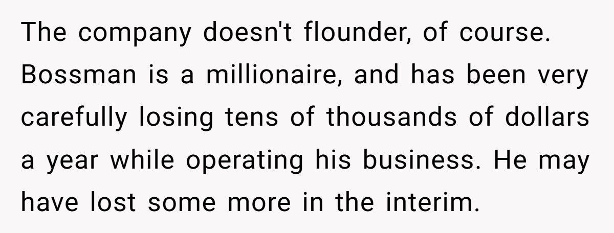 Boss Fires “Lazy” Employee, Then Begs Him To Save The Company