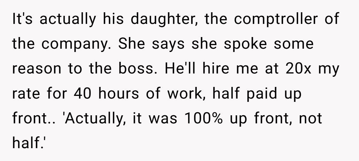 Boss Fires “Lazy” Employee, Then Begs Him To Save The Company