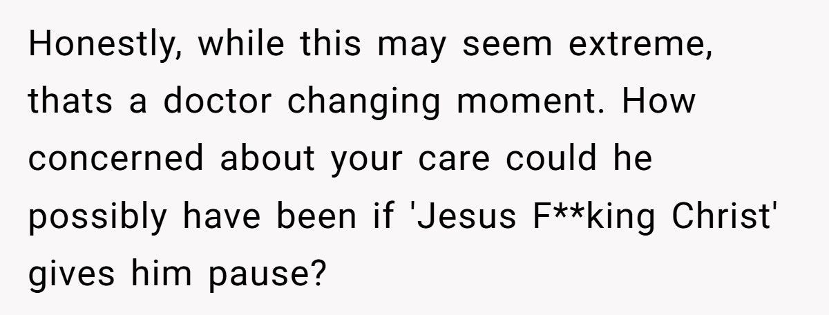 Woman Swears At Doctor During Labor, Wonders If She Should Apologize