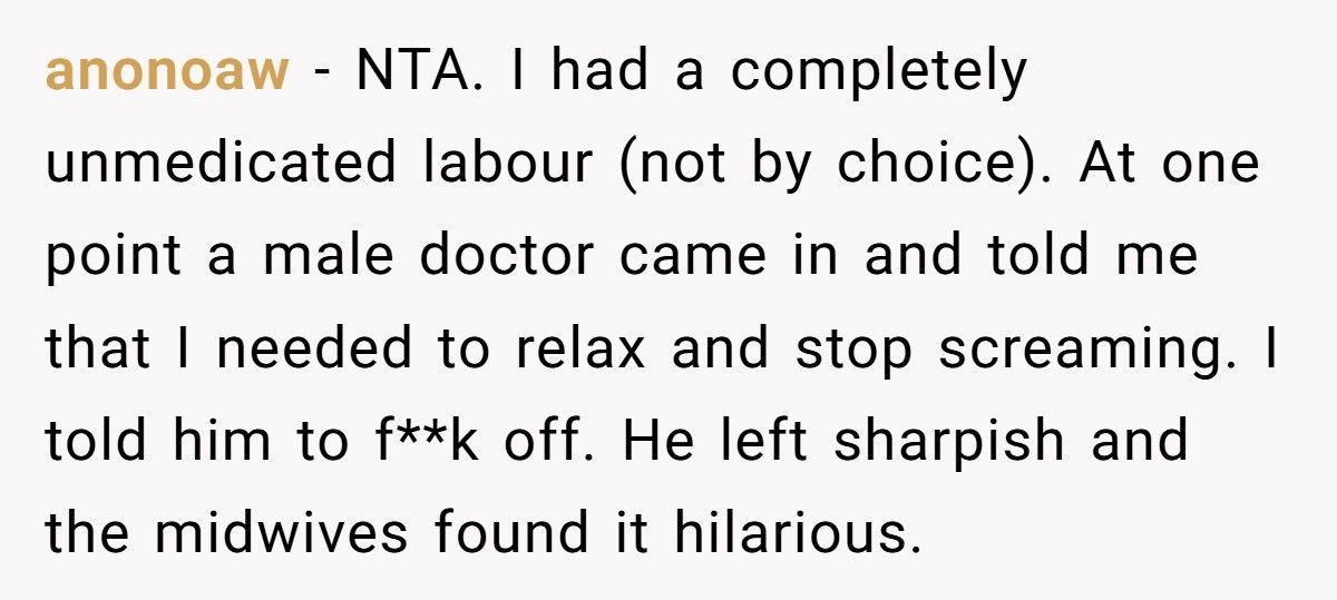 Woman Swears At Doctor During Labor, Wonders If She Should Apologize