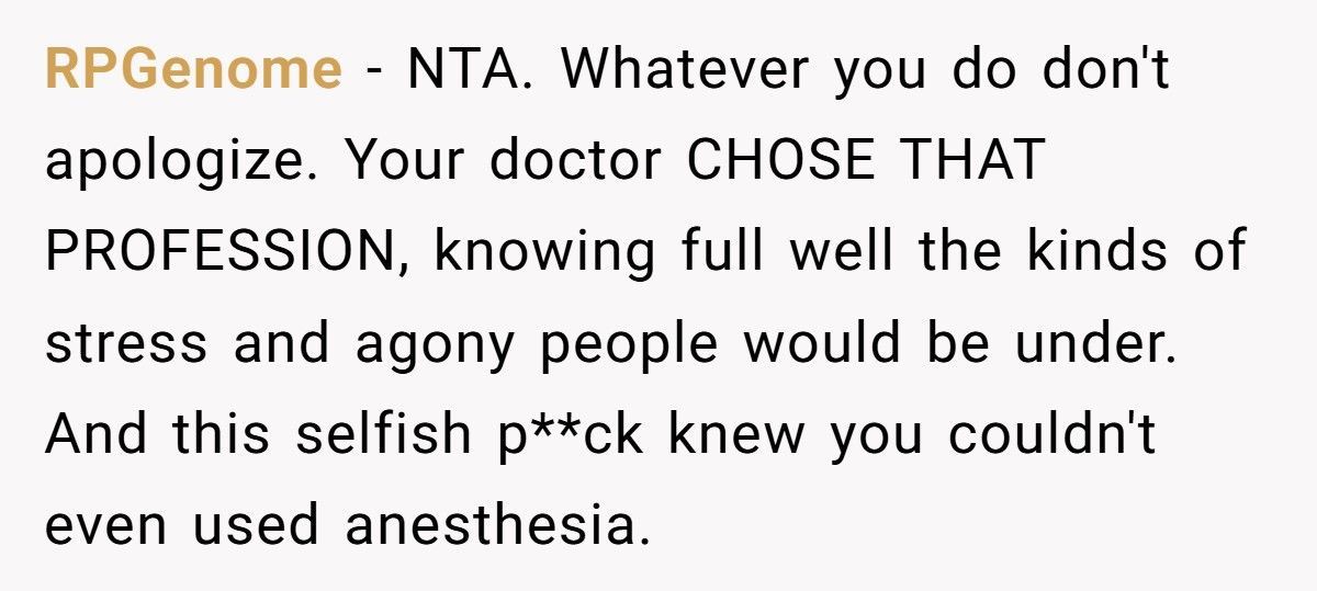 Woman Swears At Doctor During Labor, Wonders If She Should Apologize