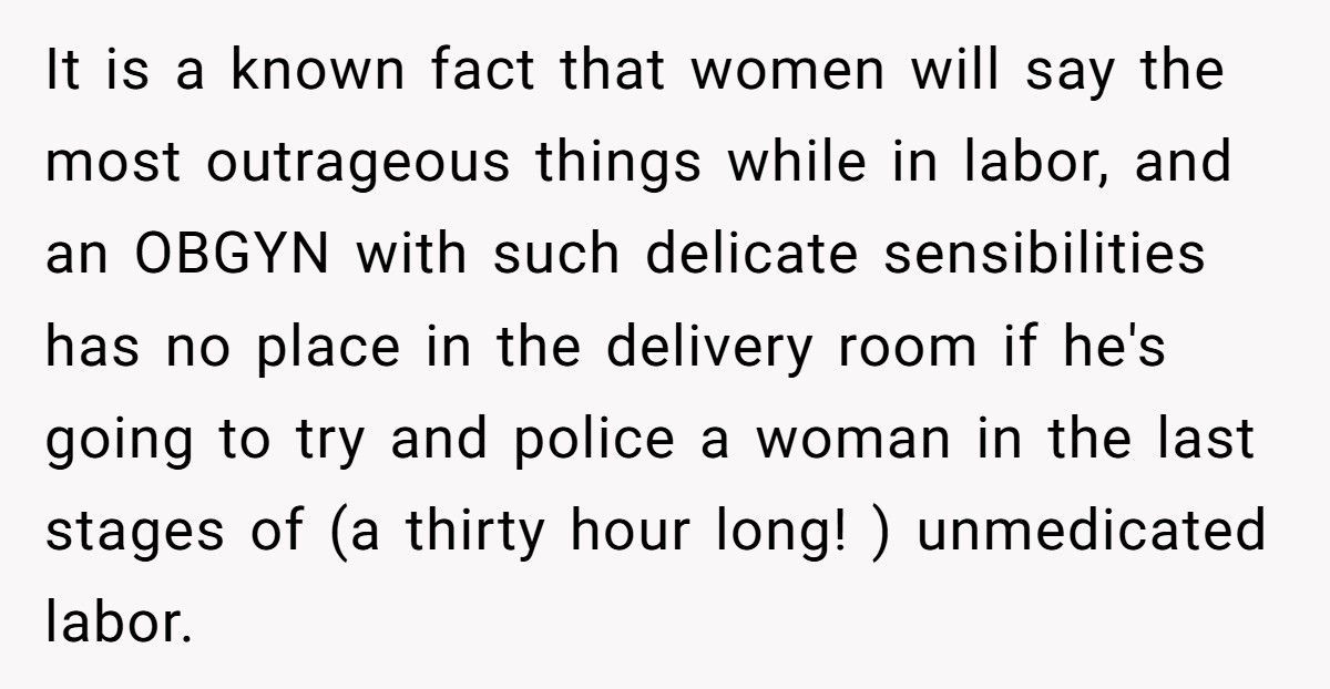 Woman Swears At Doctor During Labor, Wonders If She Should Apologize