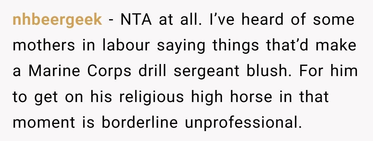 Woman Swears At Doctor During Labor, Wonders If She Should Apologize