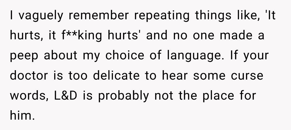 Woman Swears At Doctor During Labor, Wonders If She Should Apologize