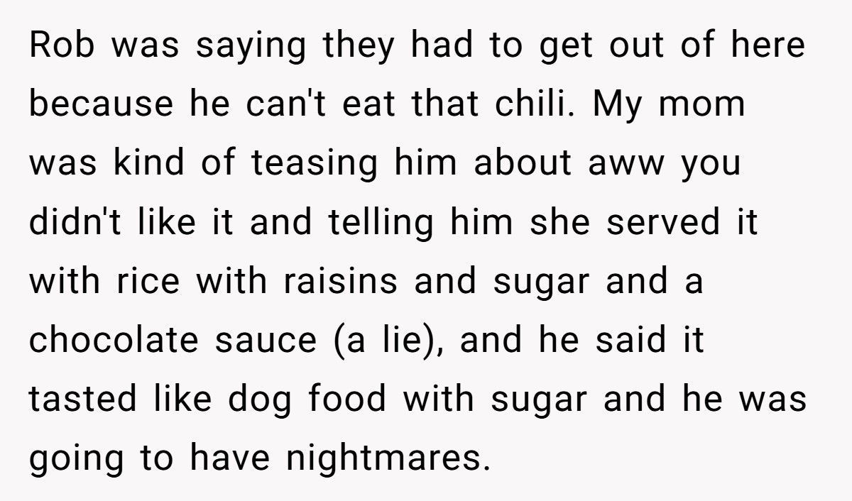 Man Kicks Mom Out After Her Partner Calls His Wife’s Cooking 'Dog Food With Sugar'
