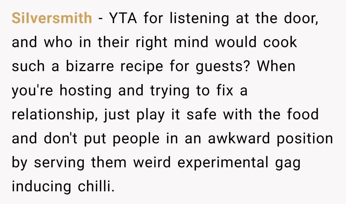 Man Kicks Mom Out After Her Partner Calls His Wife’s Cooking 'Dog Food With Sugar'