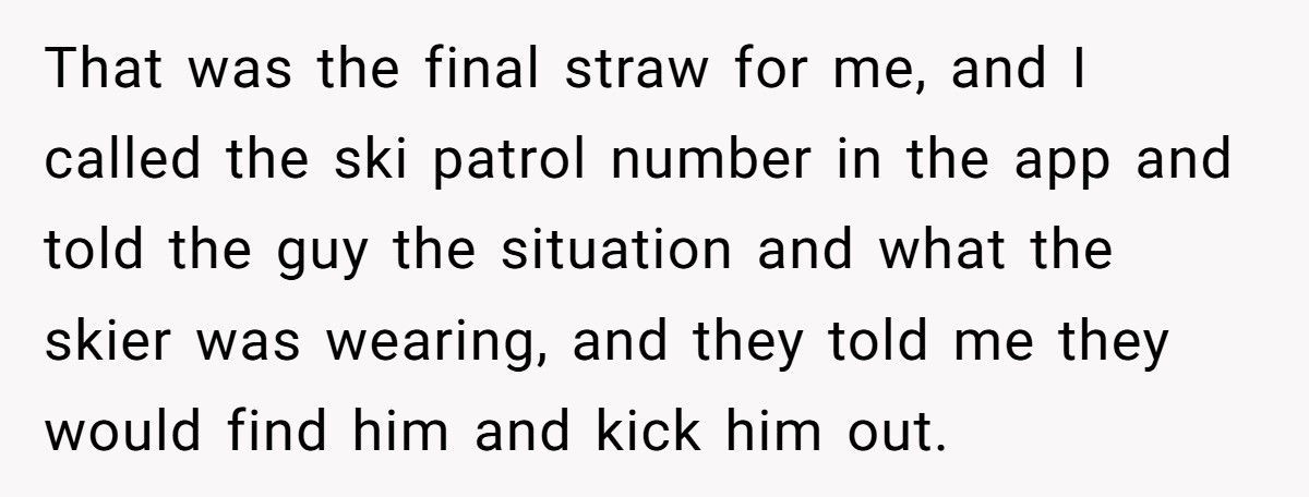 Dad Calls Ski Patrol After Reckless Skier Slams Into His 11-Year-Old