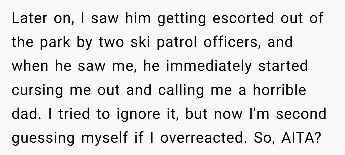 Dad Calls Ski Patrol After Reckless Skier Slams Into His 11-Year-Old