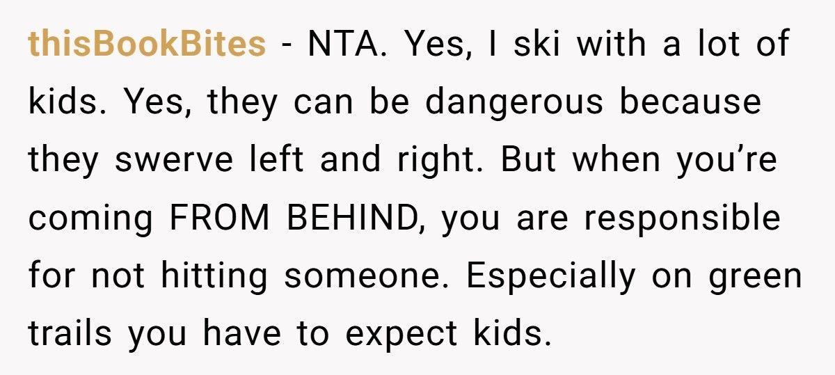 Dad Calls Ski Patrol After Reckless Skier Slams Into His 11-Year-Old