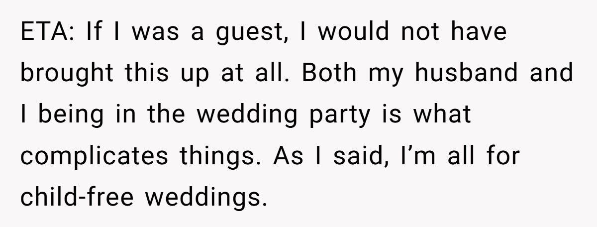 Brother Wants Child-Free Wedding, Best Man Demands Exception For His Newborn