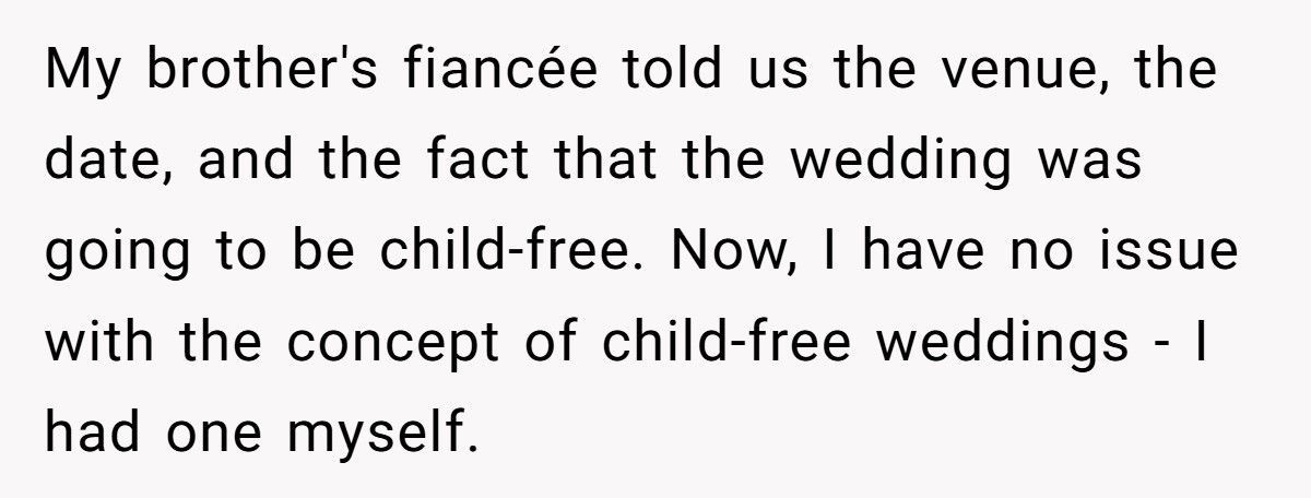 Brother Wants Child-Free Wedding, Best Man Demands Exception For His Newborn