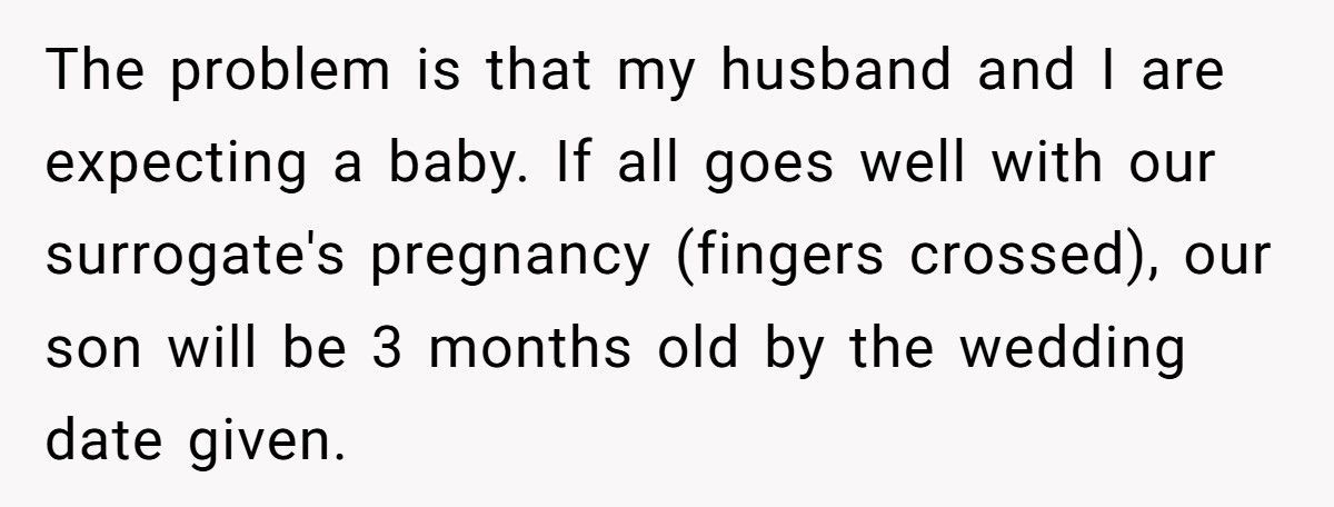 Brother Wants Child-Free Wedding, Best Man Demands Exception For His Newborn