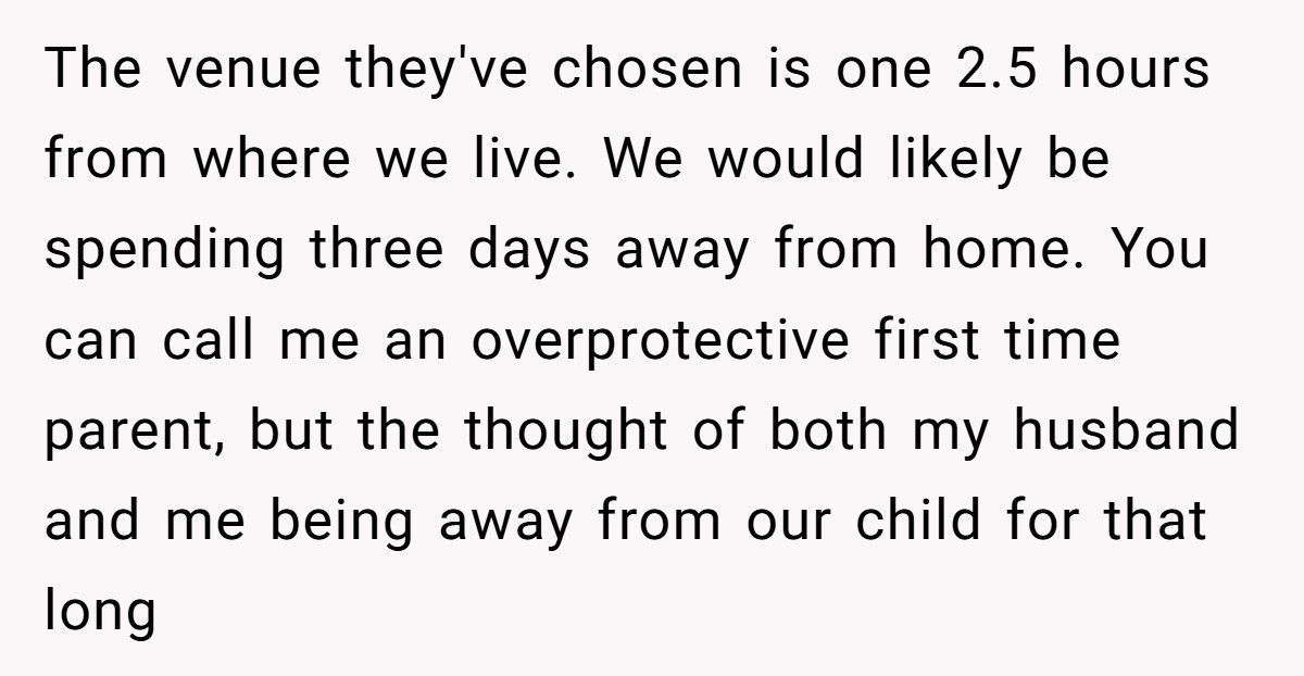Brother Wants Child-Free Wedding, Best Man Demands Exception For His Newborn