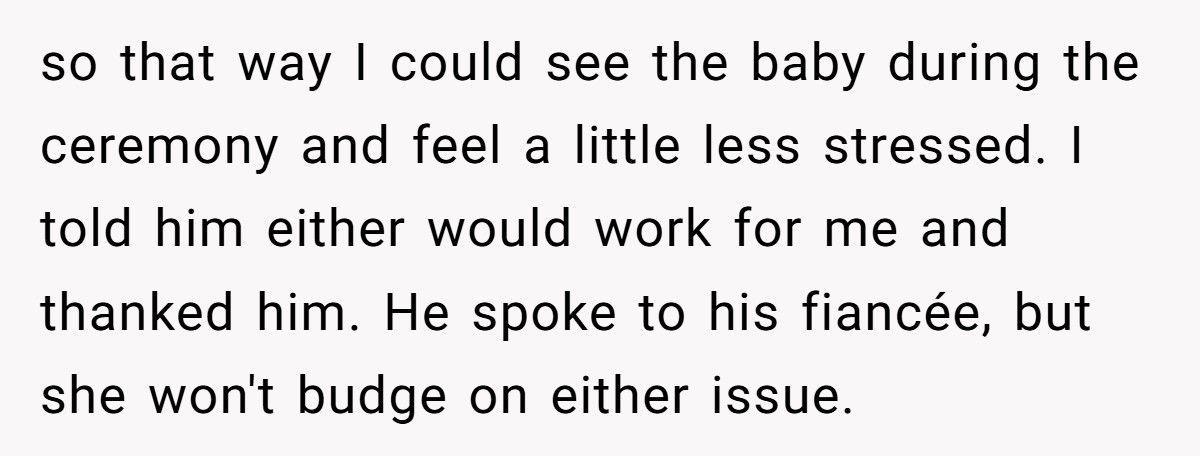 Brother Wants Child-Free Wedding, Best Man Demands Exception For His Newborn