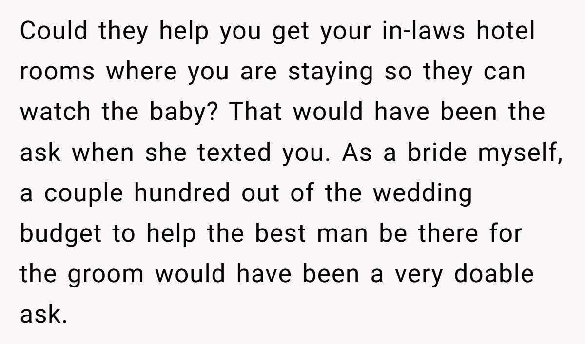 Brother Wants Child-Free Wedding, Best Man Demands Exception For His Newborn