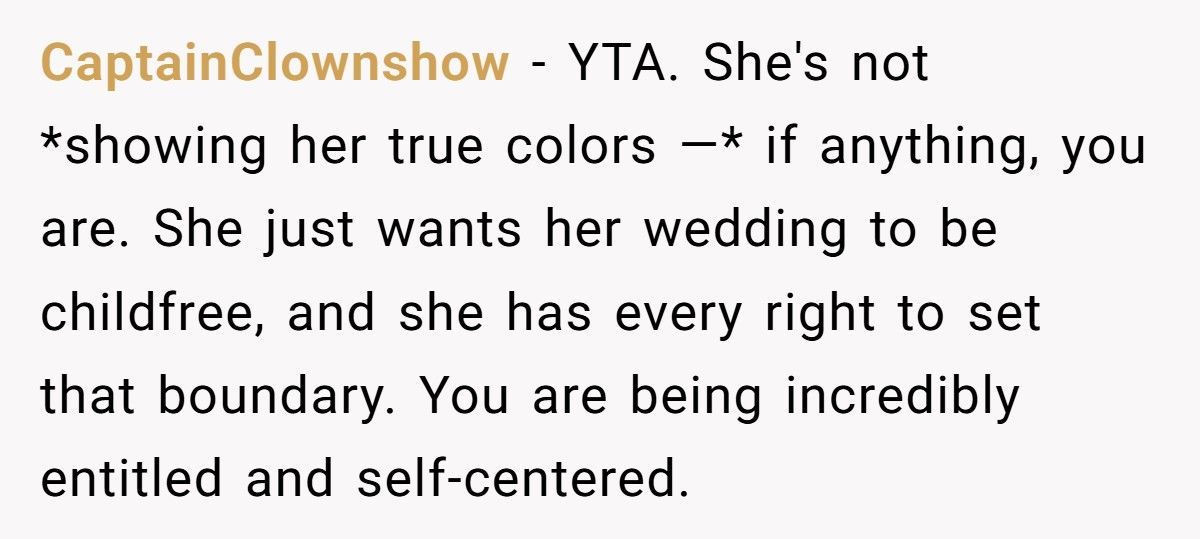 Brother Wants Child-Free Wedding, Best Man Demands Exception For His Newborn