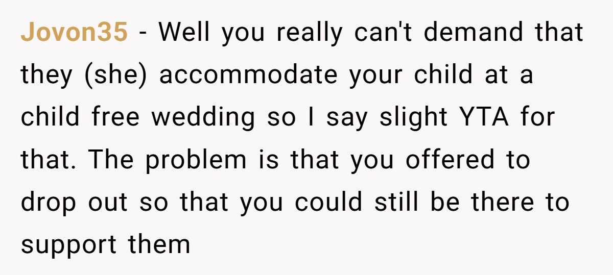 Brother Wants Child-Free Wedding, Best Man Demands Exception For His Newborn