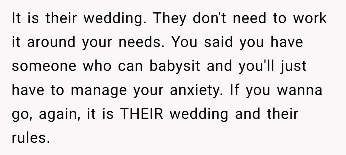 Brother Wants Child-Free Wedding, Best Man Demands Exception For His Newborn