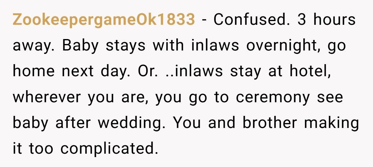 Brother Wants Child-Free Wedding, Best Man Demands Exception For His Newborn