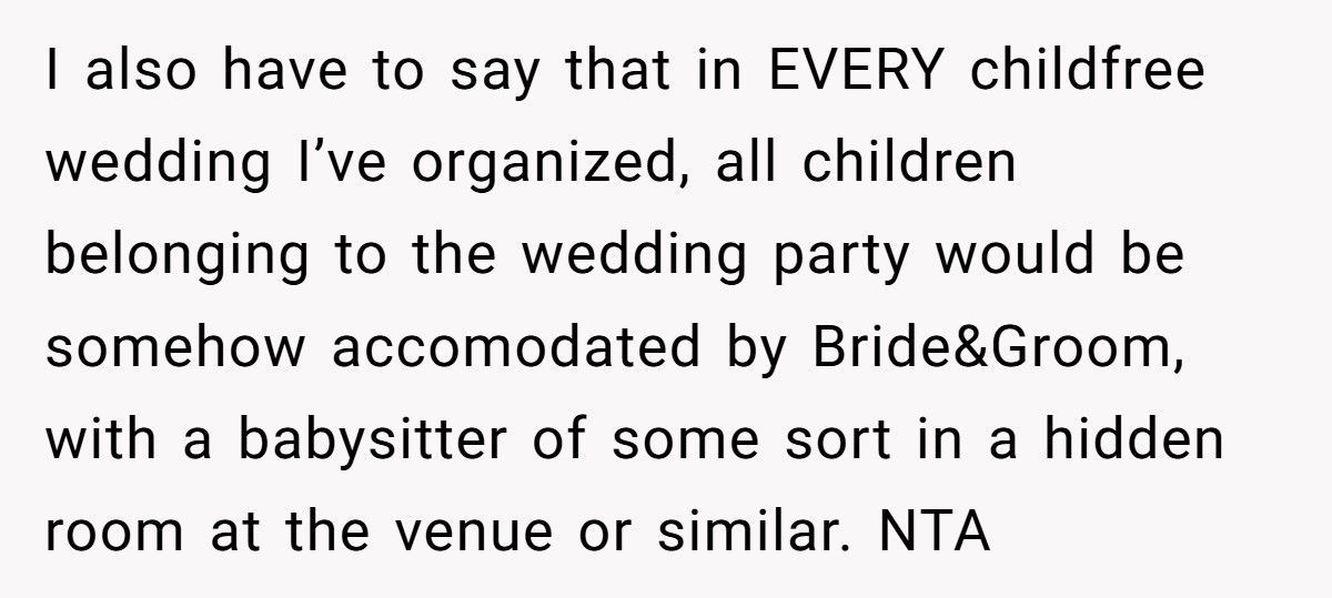 Brother Wants Child-Free Wedding, Best Man Demands Exception For His Newborn