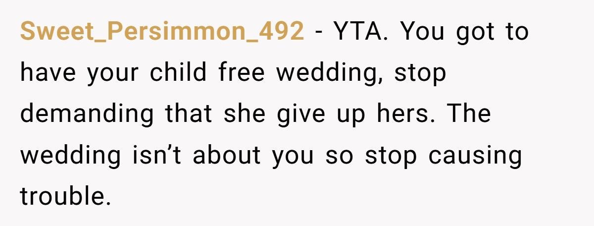 Brother Wants Child-Free Wedding, Best Man Demands Exception For His Newborn