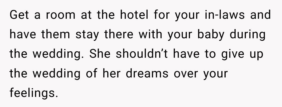 Brother Wants Child-Free Wedding, Best Man Demands Exception For His Newborn