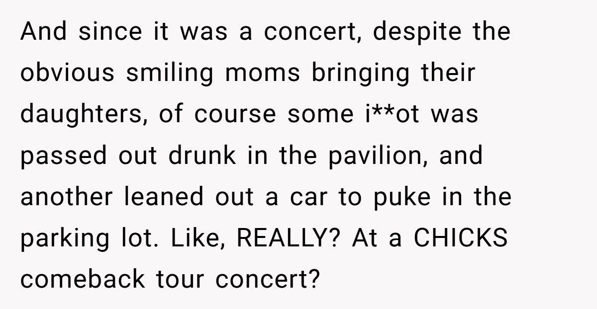 Tall Guy Gets Petty Revenge On Woman Who Opens Umbrella At Concert And Blocks Dozens Of Viewers Tall Guy Gets Petty Revenge On Woman Who Opens Umbrella At Concert And Blocks Dozens Of Viewers