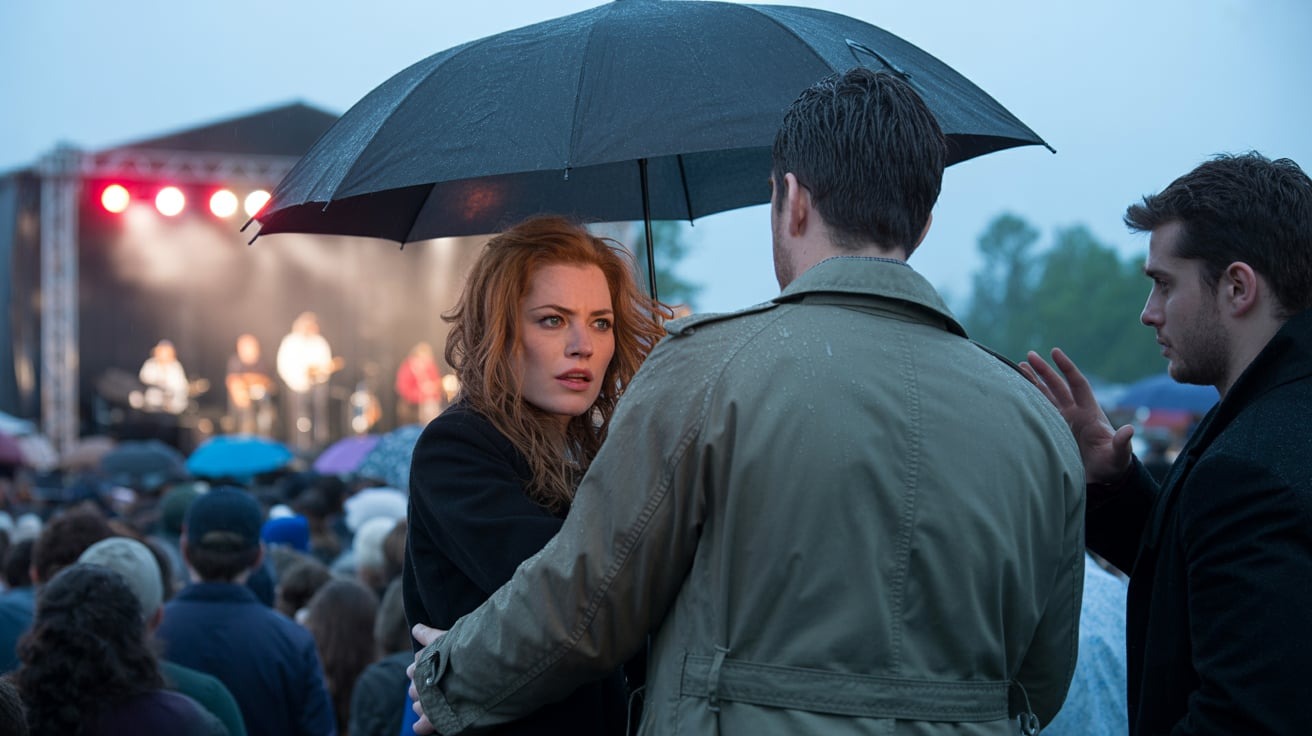 Tall Guy Gets Petty Revenge On Woman Who Opens Umbrella At Concert And Blocks Dozens Of Viewers Tall Guy Gets Petty Revenge On Woman Who Opens Umbrella At Concert And Blocks Dozens Of Viewers