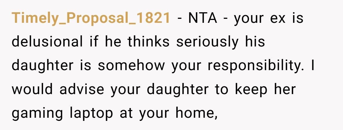 Woman Buys Daughter Gaming Laptop, Ex Says She Must Also Buy For His Other Child