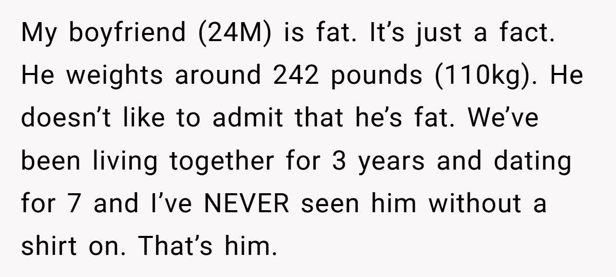 Woman Finally Tells Boyfriend The Real Reason He Can’t Use Her Chair, Now He Won’t Speak To Her