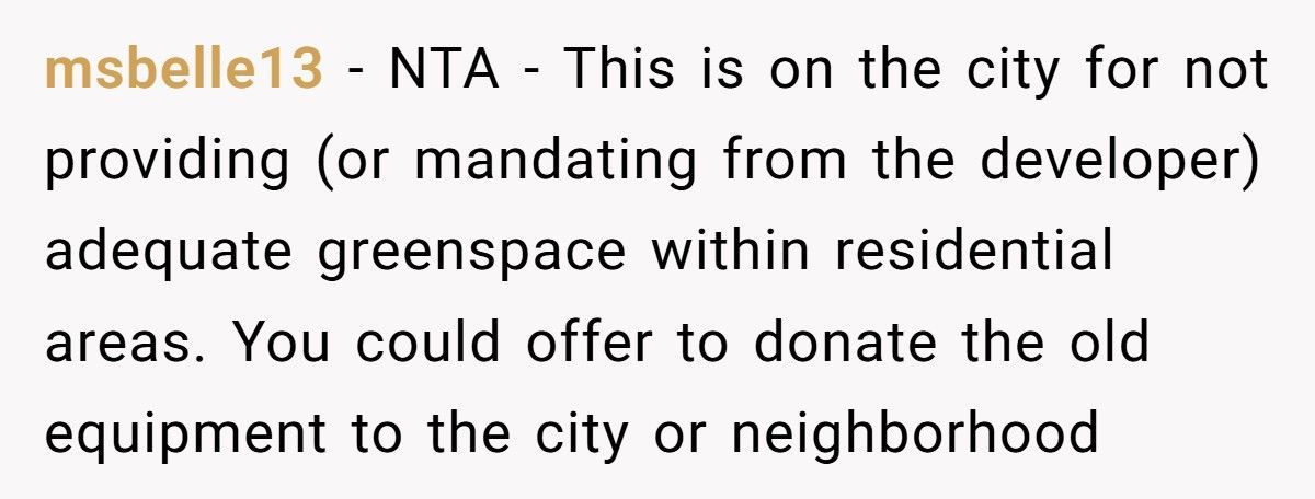 Woman Dismantles Old Jungle Gym On Her Property, Neighbors Demand It Back