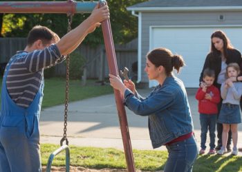 Woman Dismantles Old Jungle Gym On Her Property, Neighbors Demand It Back