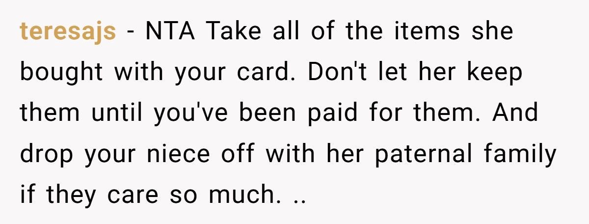 Aunt Refuses To Help Teen Niece After She Robs Her