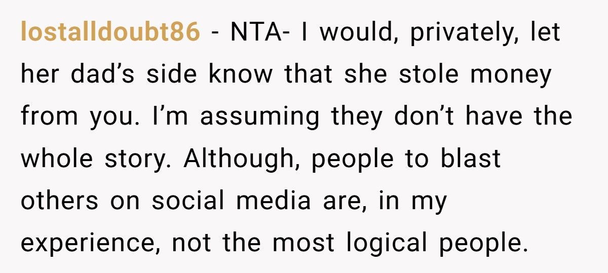 Aunt Refuses To Help Teen Niece After She Robs Her